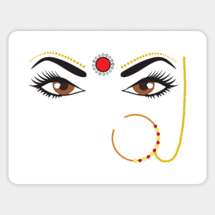 Bindhi Indian Desi Culture Girly traditional Nose Ring Pin Sticker